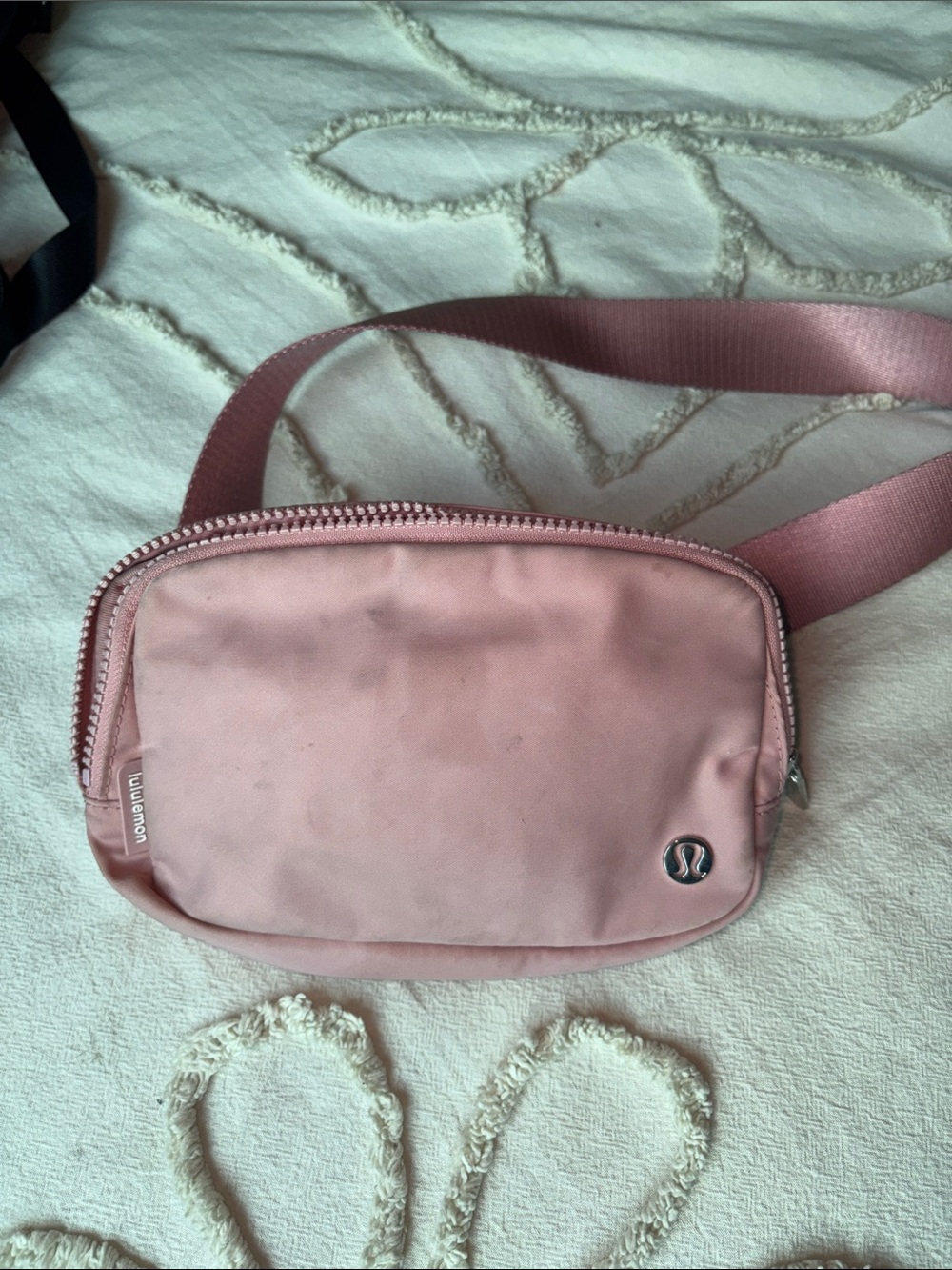 Pink lululemon belt bag